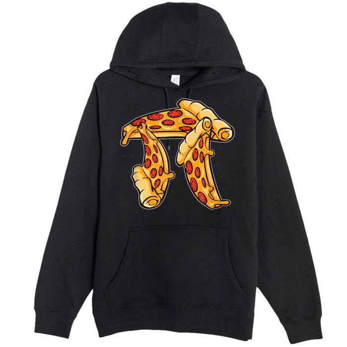 Pi Day Pizza Pi Funny Math Food Premium Pullover Hoodie