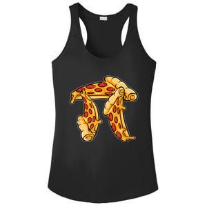 Pi Day Pizza Pi Funny Math Food Ladies PosiCharge Competitor Racerback Tank