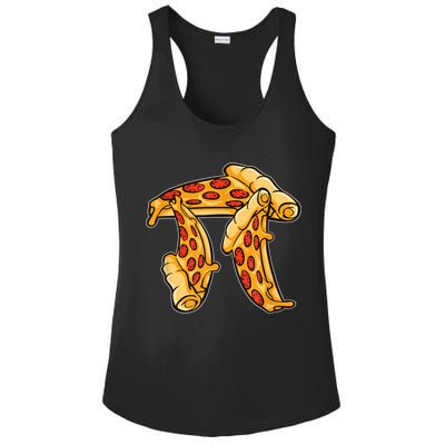 Pi Day Pizza Pi Funny Math Food Ladies PosiCharge Competitor Racerback Tank