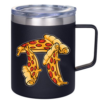 Pi Day Pizza Pi Funny Math Food 12oz Stainless Steel Coffee Mug