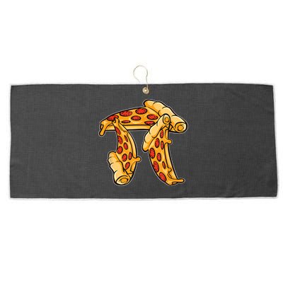 Pi Day Pizza Pi Funny Math Food Large Microfiber Waffle Golf Towel