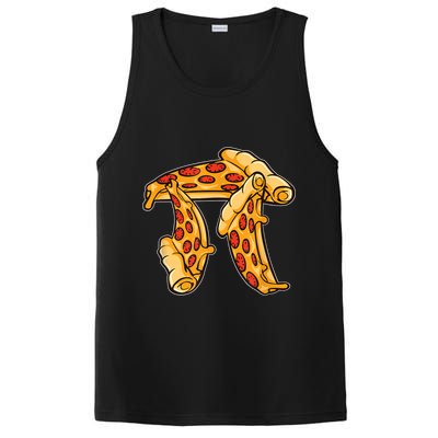 Pi Day Pizza Pi Funny Math Food PosiCharge Competitor Tank