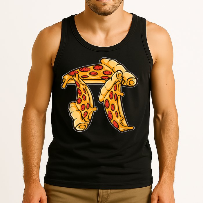 Pi Day Pizza Pi Funny Math Food Tank Top