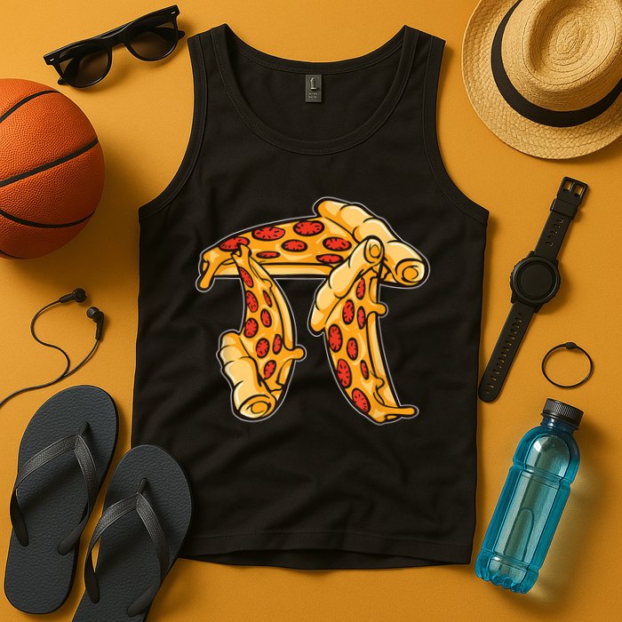 Pi Day Pizza Pi Funny Math Food Tank Top