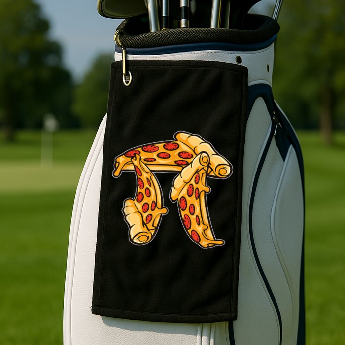 Pi Day Pizza Pi Funny Math Food Golf Towel