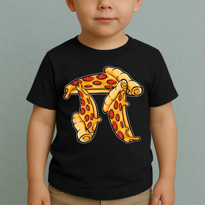 Pi Day Pizza Pi Funny Math Food Toddler T-Shirt