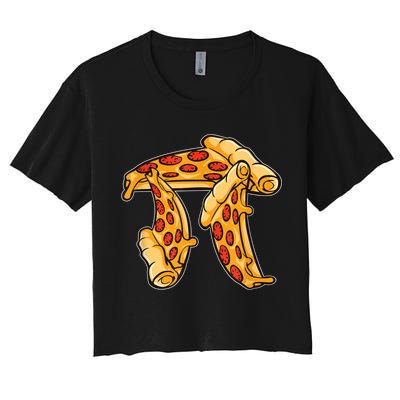 Pi Day Pizza Pi Funny Math Food Crop Top