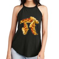 Pi Day Pizza Pi Funny Math Food Women's Perfect Tri Rocker Tank