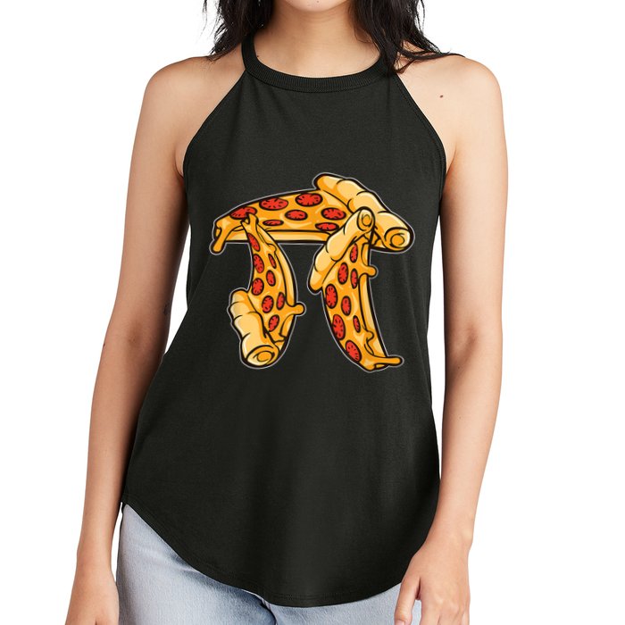 Pi Day Pizza Pi Funny Math Food Women's Perfect Tri Rocker Tank