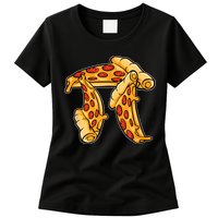 Pi Day Pizza Pi Funny Math Food Womens T-Shirt