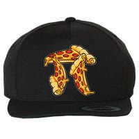 Pi Day Pizza Pi Funny Math Food Wool Snapback Cap