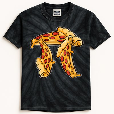 Pi Day Pizza Pi Funny Math Food Kids Tie-Dye T-Shirt