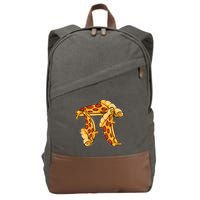 Pi Day Pizza Pi Funny Math Food Cotton Canvas Backpack