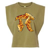 Pi Day Pizza Pi Funny Math Food Garment-Dyed Women's Muscle Tee