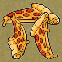 Pi Day Pizza Pi Funny Math Food Garment-Dyed Women's Muscle Tee