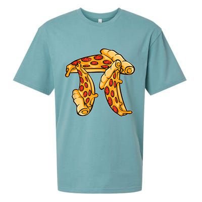 Pi Day Pizza Pi Funny Math Food Sueded Cloud Jersey T-Shirt