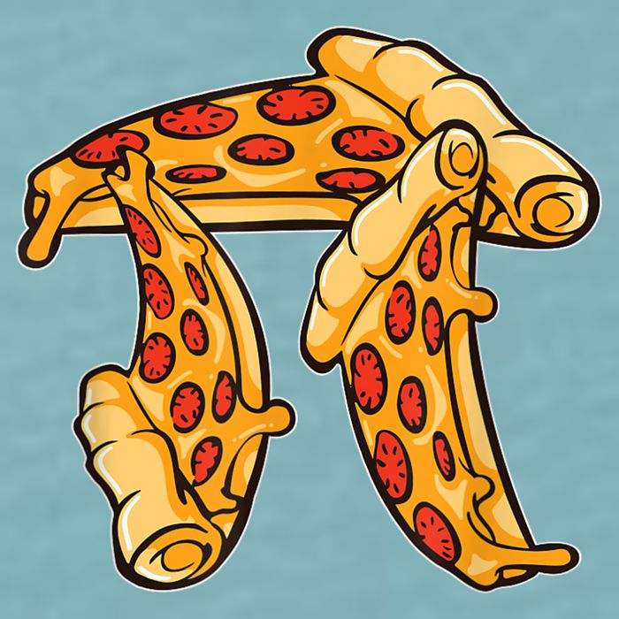 Pi Day Pizza Pi Funny Math Food Sueded Cloud Jersey T-Shirt