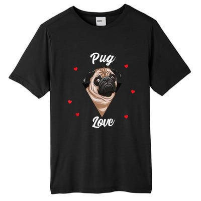 Pug Dog Pet Holder Dog Love Pug Love Tall Fusion ChromaSoft Performance T-Shirt