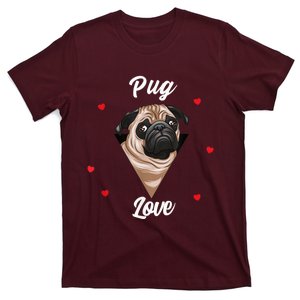 Pug Dog Pet Holder Dog Love Pug Love T-Shirt