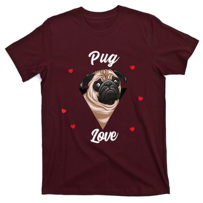 Pug Dog Pet Holder Dog Love Pug Love T-Shirt