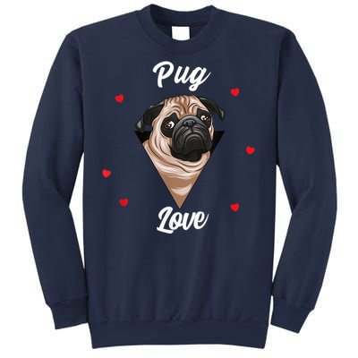 Pug Dog Pet Holder Dog Love Pug Love Sweatshirt