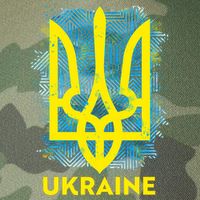 Painted Distressed Pattern Ukraine Coat Of Arms Flag Legacy Tie Dye Trucker Hat