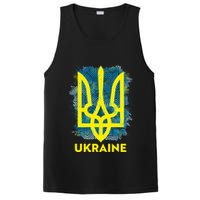 Painted Distressed Pattern Ukraine Coat Of Arms Flag PosiCharge Competitor Tank