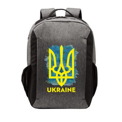 Painted Distressed Pattern Ukraine Coat Of Arms Flag Vector Backpack