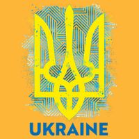 Painted Distressed Pattern Ukraine Coat Of Arms Flag Toddler T-Shirt