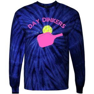 Pickleball Doubles Partner Day Dinkers Tie-Dye Long Sleeve Shirt