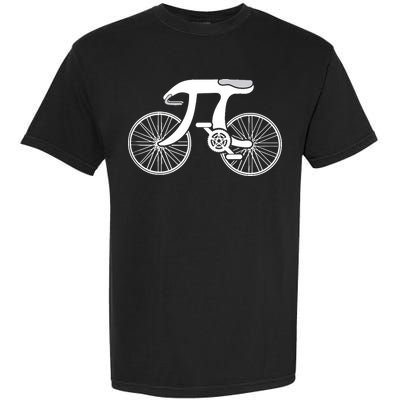 Pi Day Pi Cycle Bicycle Bike Math Symbol 3 14 Cyclist Pun Garment-Dyed Heavyweight T-Shirt