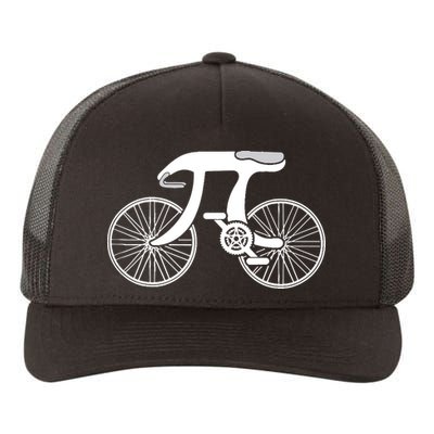 Pi Day Pi Cycle Bicycle Bike Math Symbol 3 14 Cyclist Pun Yupoong Adult 5-Panel Trucker Hat