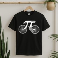 Pi Day Pi Cycle Bicycle Bike Math Symbol 3 14 Cyclist Pun T-Shirt