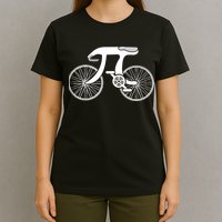 Pi Day Pi Cycle Bicycle Bike Math Symbol 3 14 Cyclist Pun T-Shirt