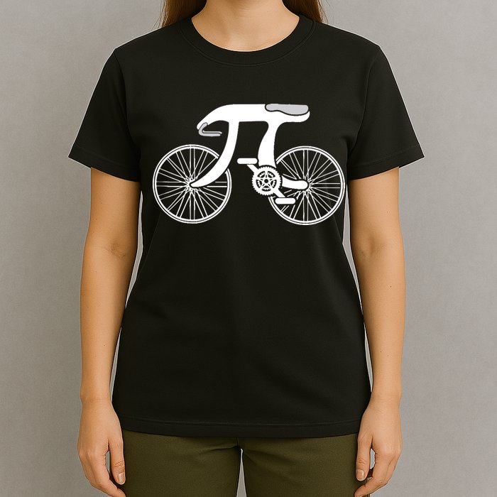 Pi Day Pi Cycle Bicycle Bike Math Symbol 3 14 Cyclist Pun T-Shirt