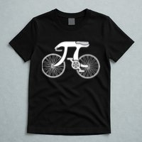 Pi Day Pi Cycle Bicycle Bike Math Symbol 3 14 Cyclist Pun T-Shirt