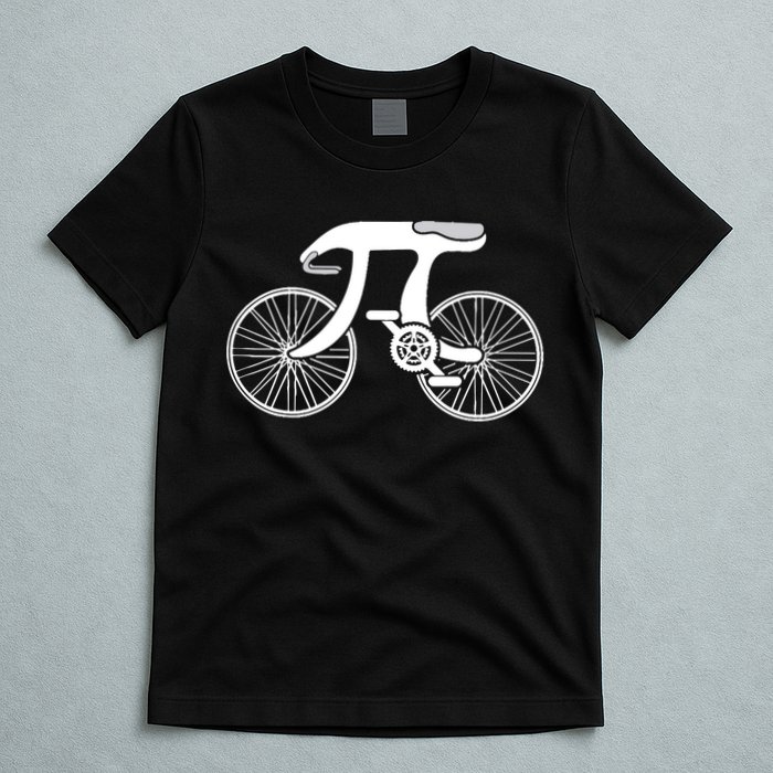 Pi Day Pi Cycle Bicycle Bike Math Symbol 3 14 Cyclist Pun T-Shirt