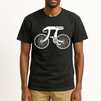 Pi Day Pi Cycle Bicycle Bike Math Symbol 3 14 Cyclist Pun Tall T-Shirt