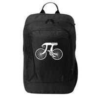 Pi Day Pi Cycle Bicycle Bike Math Symbol 3 14 Cyclist Pun City Backpack