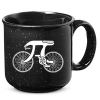 Pi Day Pi Cycle Bicycle Bike Math Symbol 3 14 Cyclist Pun 15oz Campfire Ceramic Mug