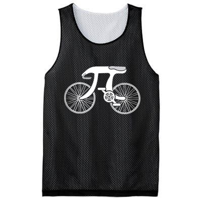 Pi Day Pi Cycle Bicycle Bike Math Symbol 3 14 Cyclist Pun Mesh Reversible Basketball Jersey Tank