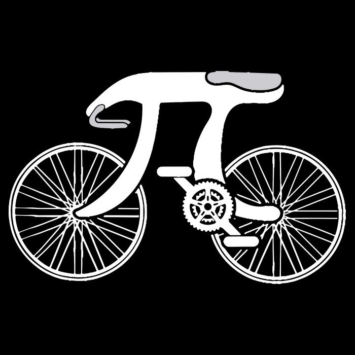 Pi Day Pi Cycle Bicycle Bike Math Symbol 3 14 Cyclist Pun Mousepad