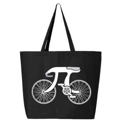Pi Day Pi Cycle Bicycle Bike Math Symbol 3 14 Cyclist Pun 25L Jumbo Tote