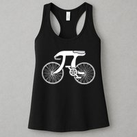 Pi Day Pi Cycle Bicycle Bike Math Symbol 3 14 Cyclist Pun Womens Tank Top