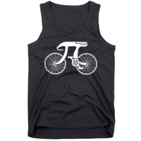 Pi Day Pi Cycle Bicycle Bike Math Symbol 3 14 Cyclist Pun Tank Top