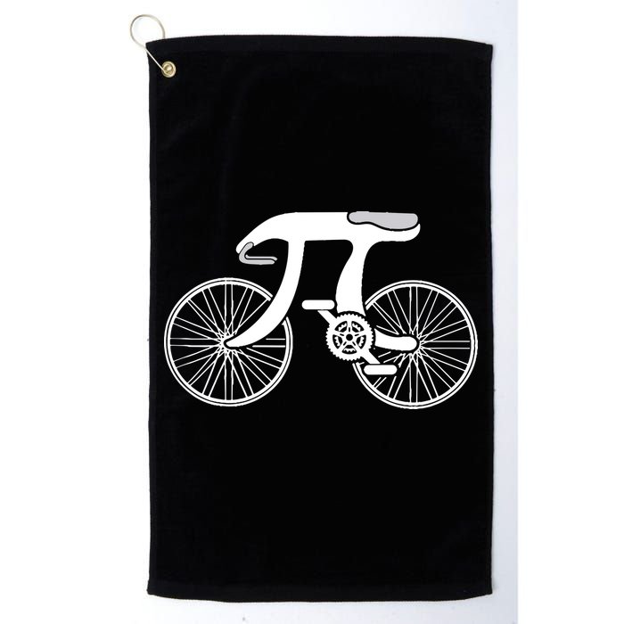 Pi Day Pi Cycle Bicycle Bike Math Symbol 3 14 Cyclist Pun Golf Towel