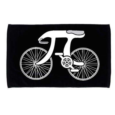 Pi Day Pi Cycle Bicycle Bike Math Symbol 3 14 Cyclist Pun Microfiber Hand Towel