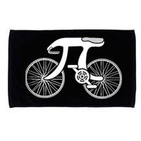 Pi Day Pi Cycle Bicycle Bike Math Symbol 3 14 Cyclist Pun Microfiber Hand Towel