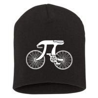 Pi Day Pi Cycle Bicycle Bike Math Symbol 3 14 Cyclist Pun Short Acrylic Beanie