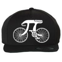 Pi Day Pi Cycle Bicycle Bike Math Symbol 3 14 Cyclist Pun Wool Snapback Cap